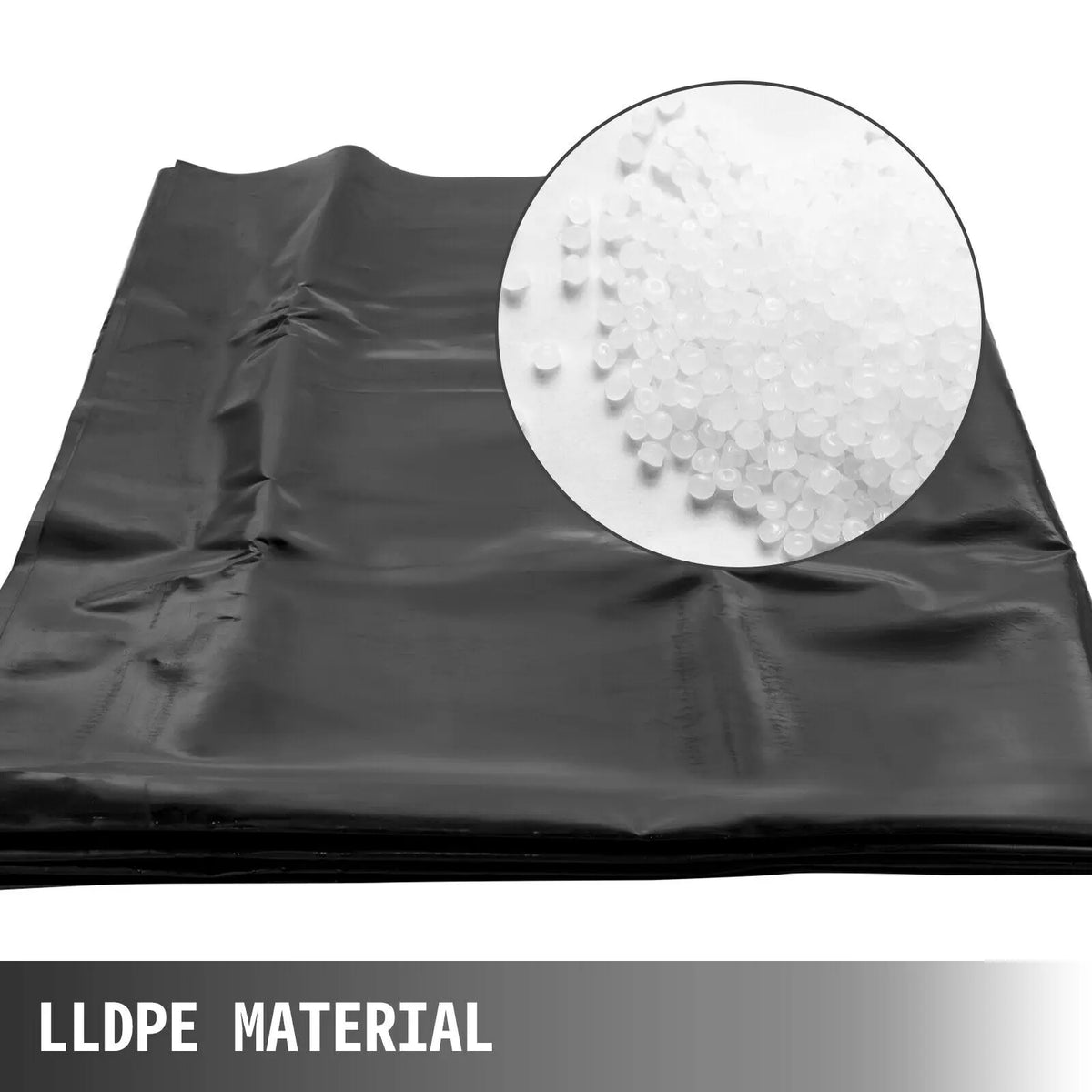 SucceBuy LLDPE Pond Liner 20 Mil Liner for Pool Landscaping Waterfall Gardens Fishponds Backyard Waterfalls Fish Pond Liners