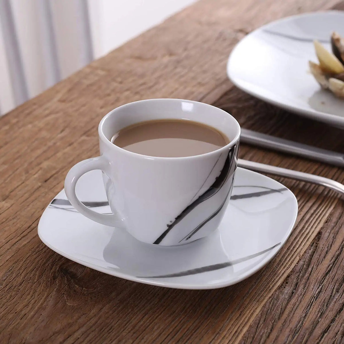 MALACASA Teresa Porcelain Dinnerware Set With Cups And Plates