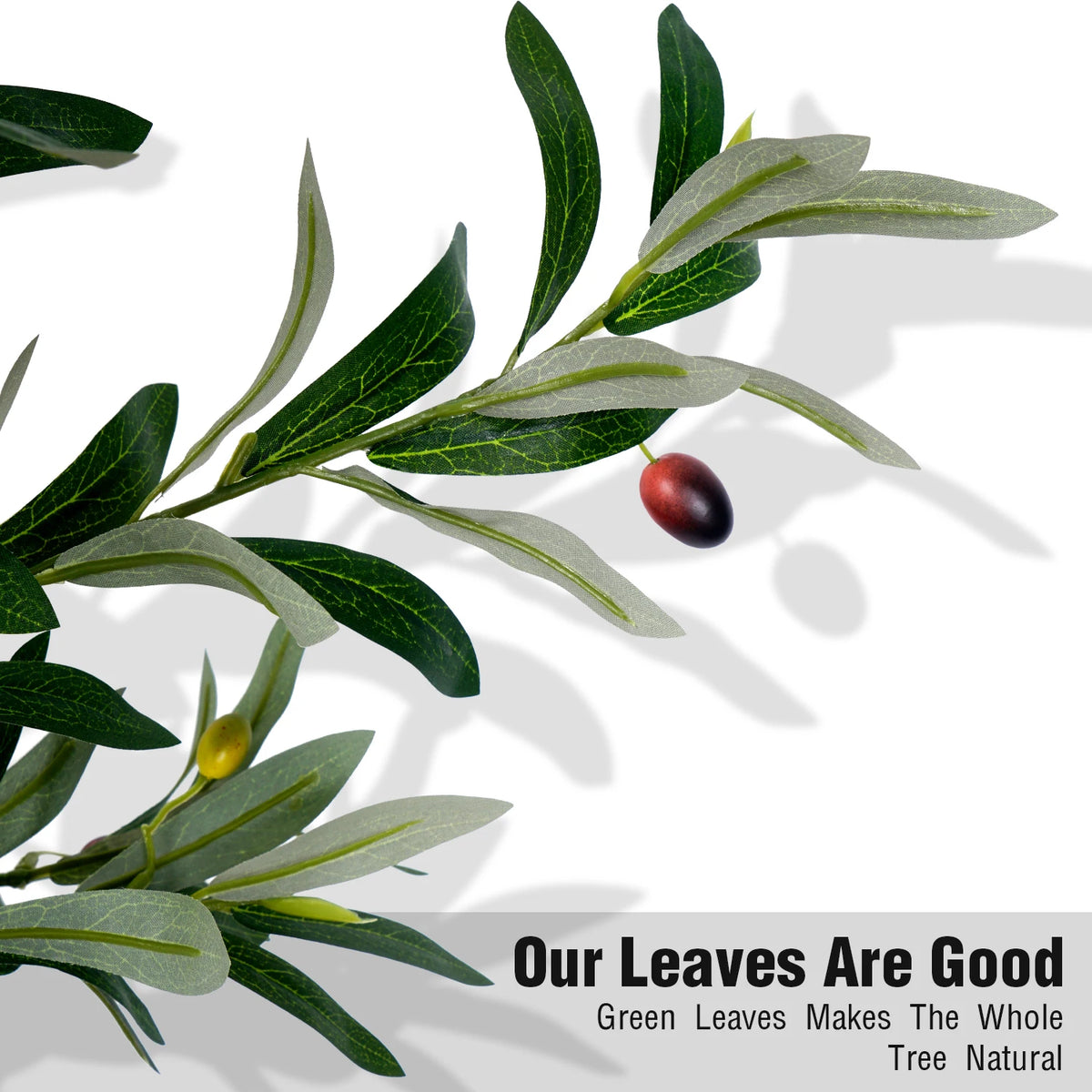 Olitree Artificial Olive Tree Faux Plant With Lifelike Fruits