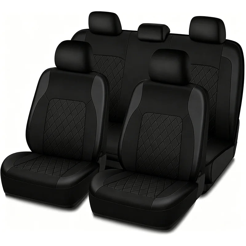 AUTOYOUTH Artificial Leather Car Seat Covers for Interior Protection
