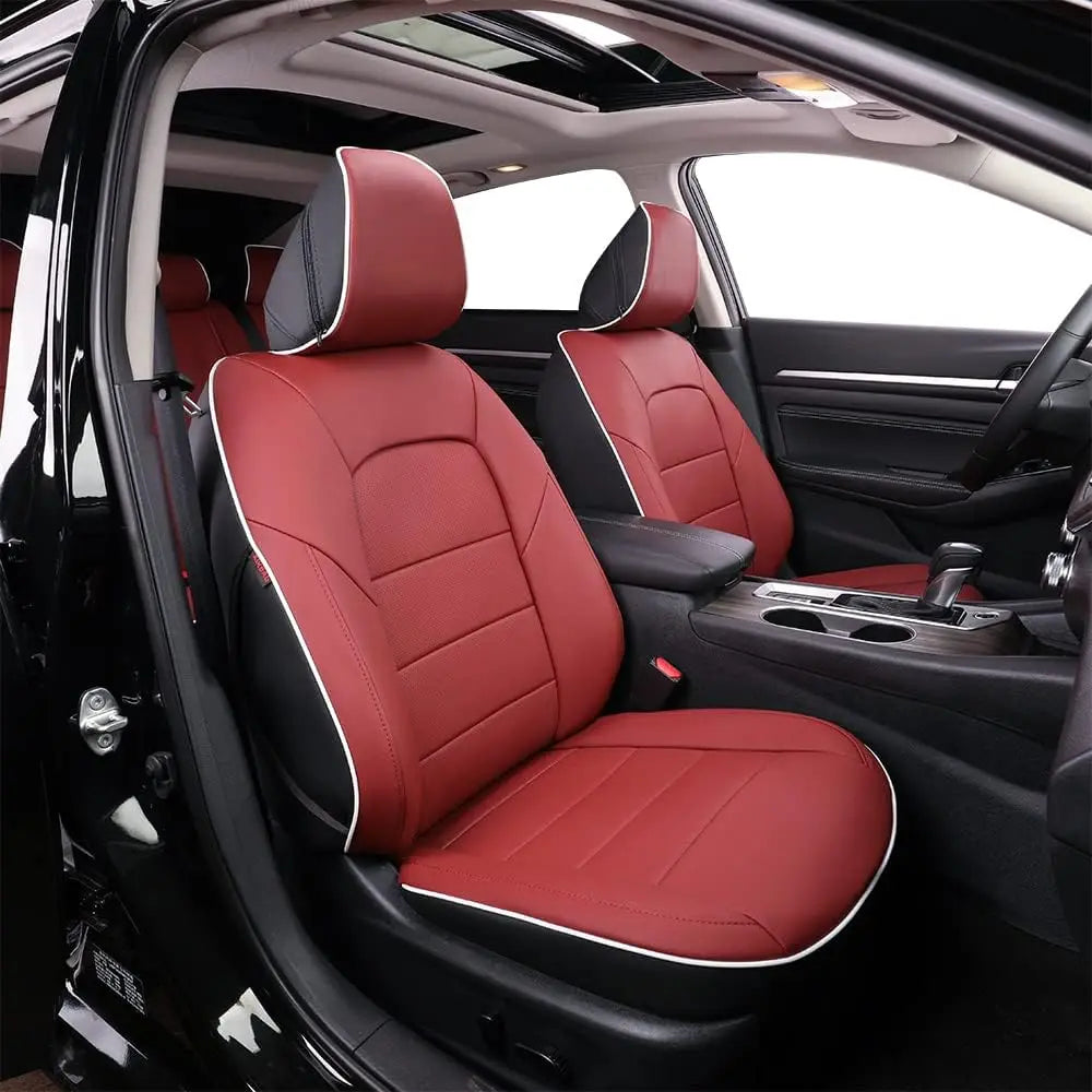EKR Custom Fit Leather Seat Covers for Nissan Altima Sedan Models
