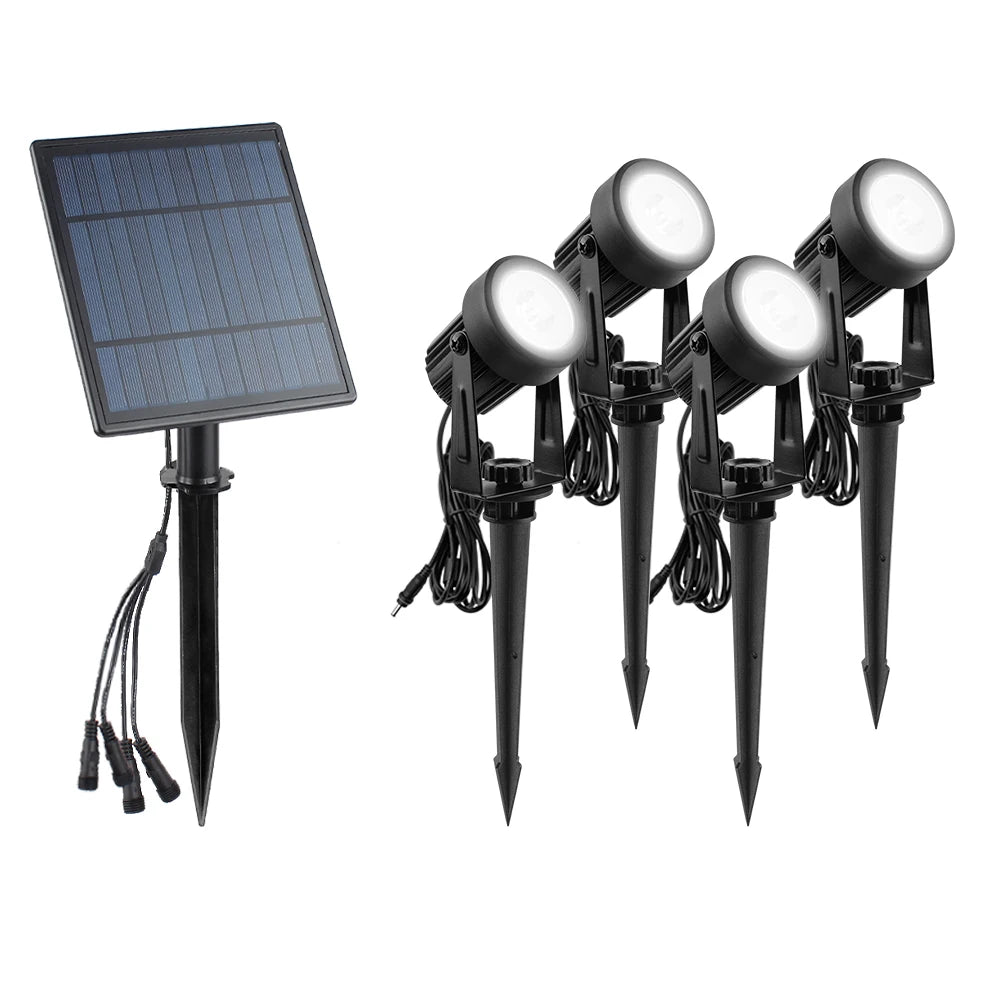 T-sunrise Solar LED Outdoor Light IP65 Waterproof Garden Decoration Lights RGB Warm/Cold White Landscape Yard Lighting Lamps