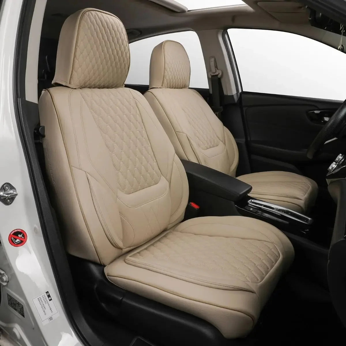 EKR Semi-Custom Waterproof Leather Pickup Truck Seat Covers