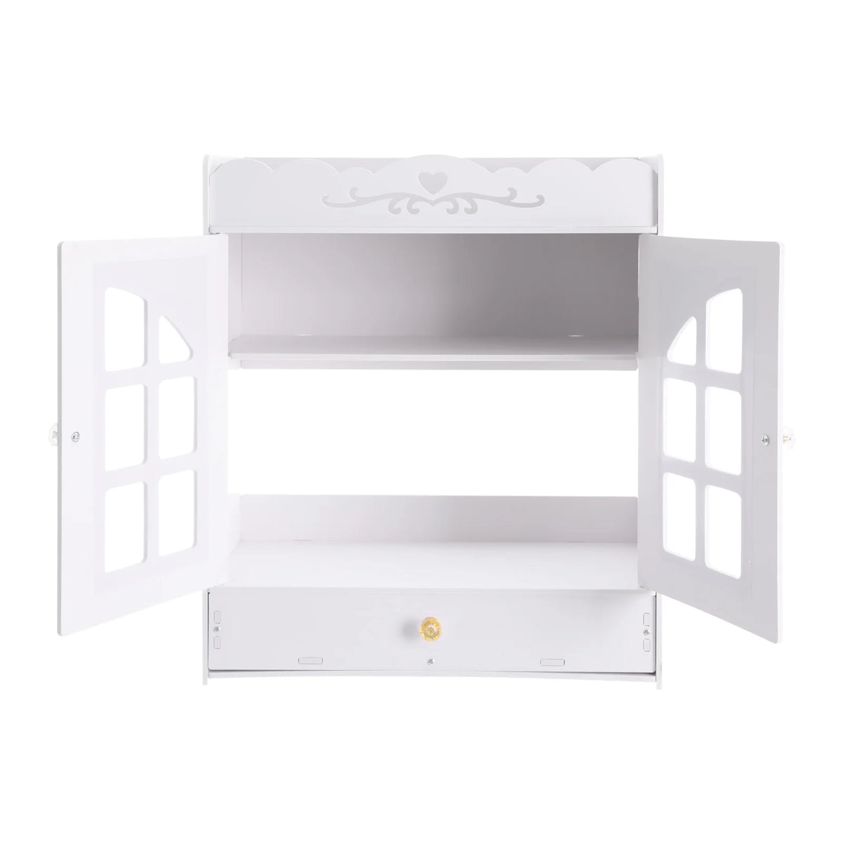 Bymaocar Wall Mounted Over Toilet Bathroom Storage Organizer Shelf