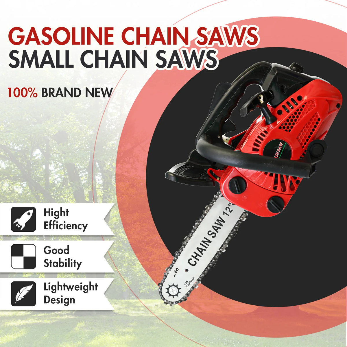 Portable Electric Chainsaw With Brushless Motor For Wood Cutting