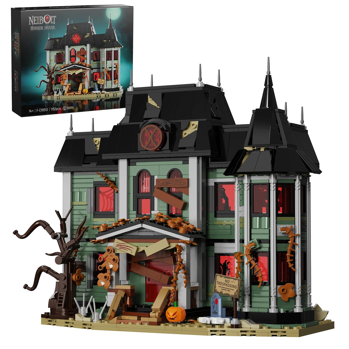 Haunted Mansion Building Blocks Set for Halloween Collectors