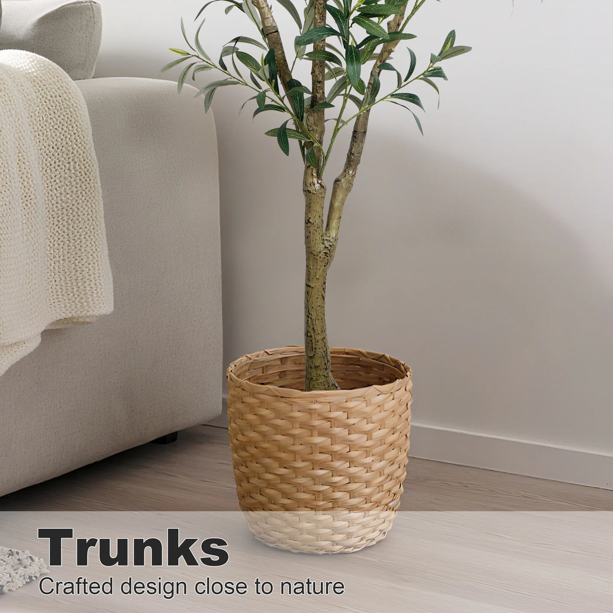 Olitree Artificial Olive Tree Faux Plant With Lifelike Fruits