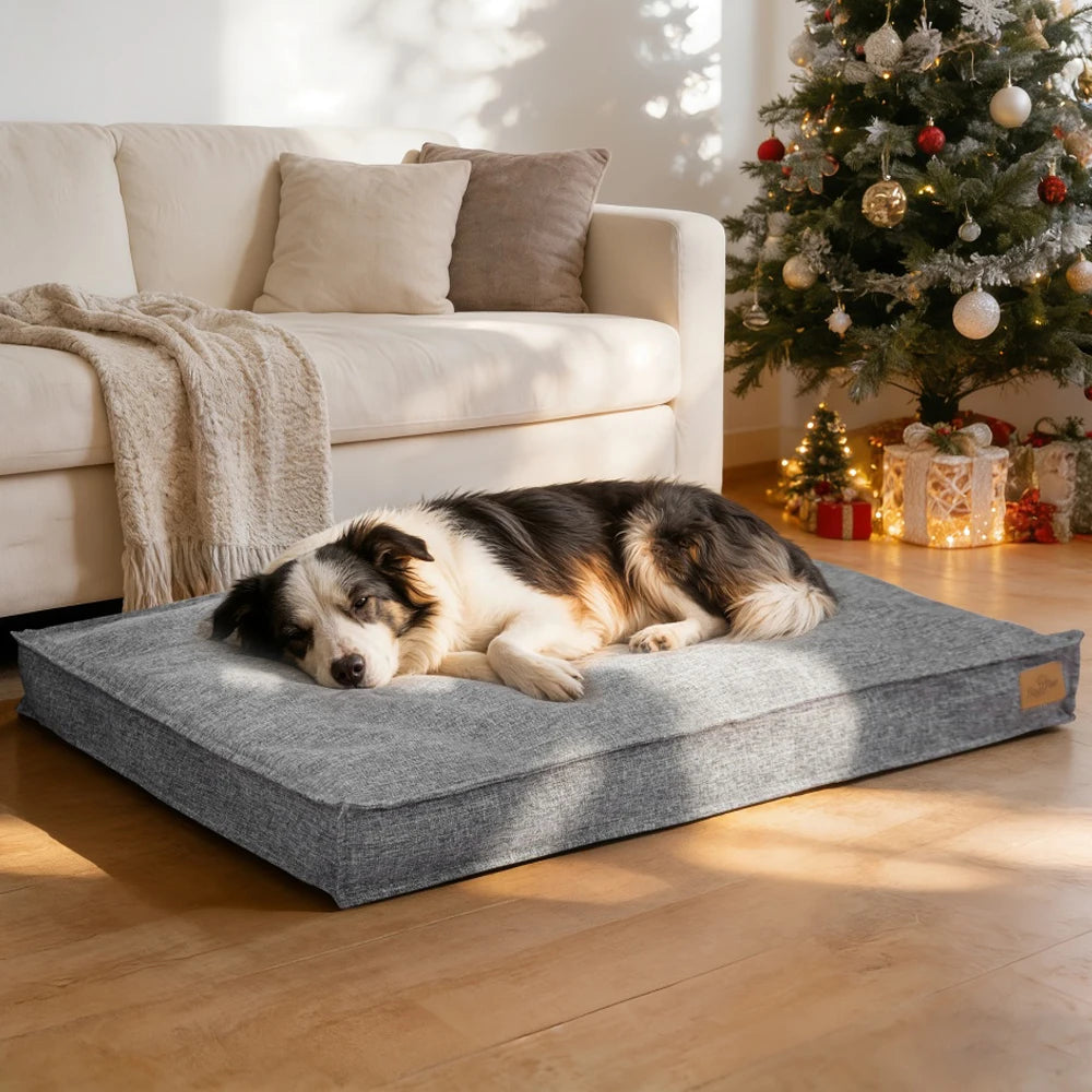 BORWART Waterproof Orthopedic Dog Bed With Washable Removable Cover