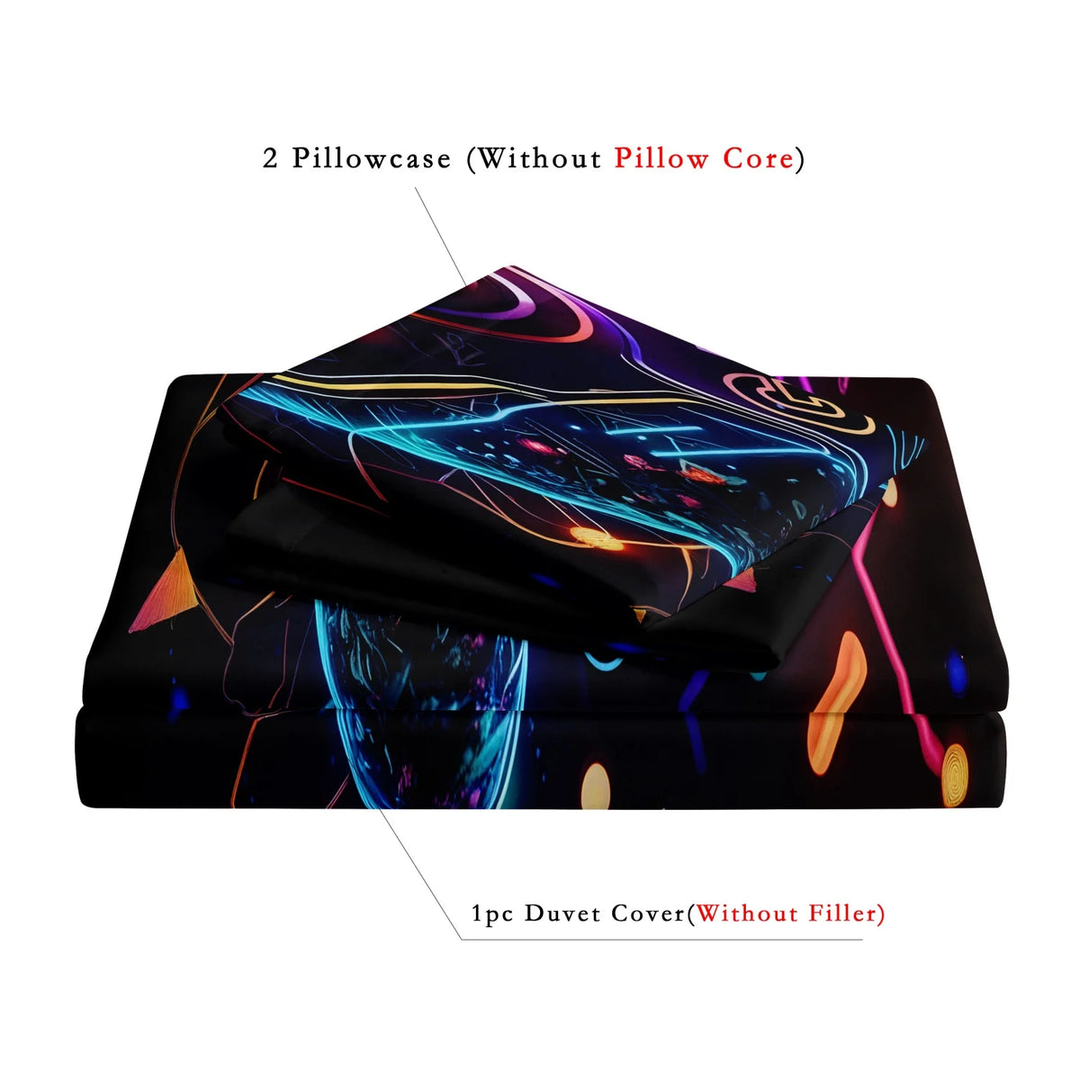 3pcs Set,Cool Game Controller Duvet Cover Set, All-Season Home Dormitory High-Definition Printed Gaming Bedding Set