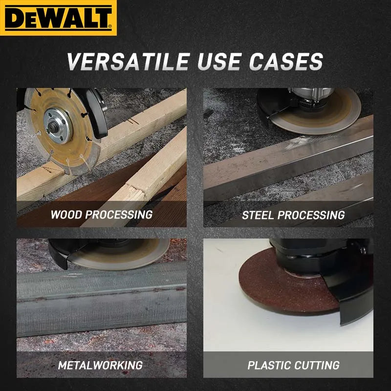 DeWalt DCG414 Brushless Cordless Angle Grinder for Cutting and Polishing