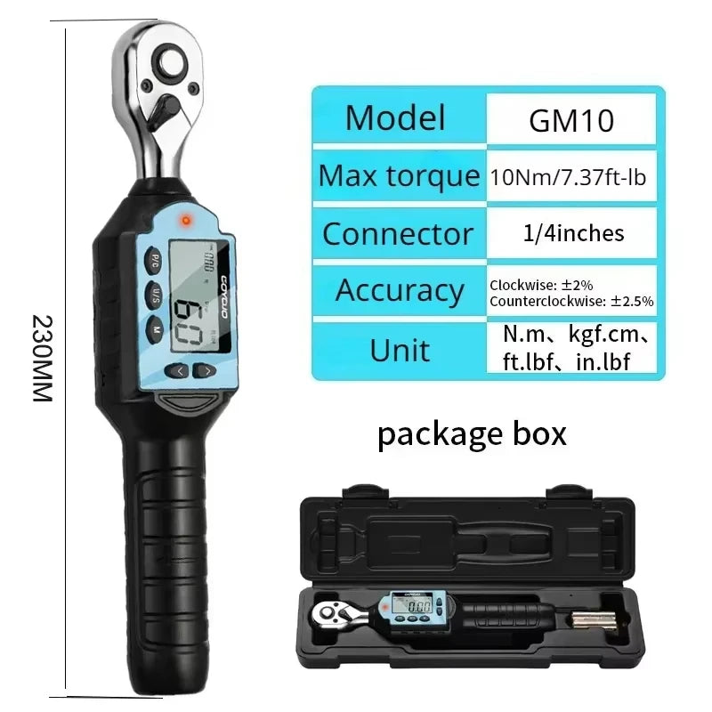 GOYOJO Digital Torque Wrench With LED Alerts For Precise Fastening