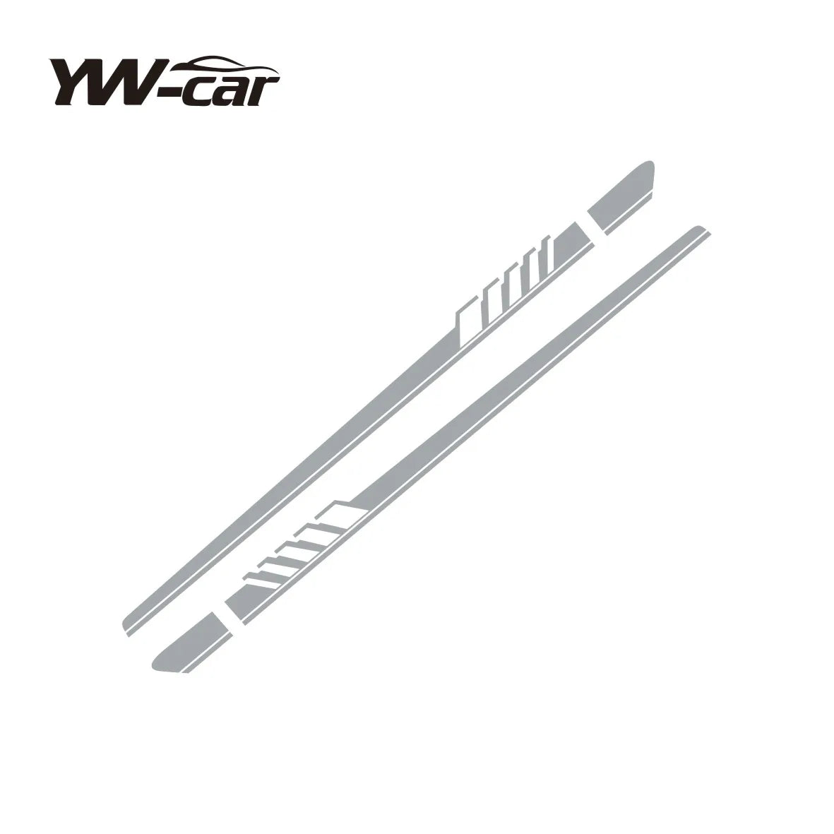 Racing Sport Car Door Side Skirt Stickers for Audi Vehicles