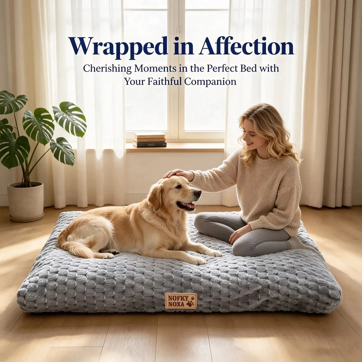 BOFNL Comfortable Thickened Dog Bed Mat for Cozy Pet Bedding