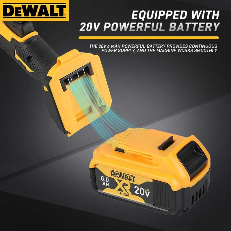 DeWalt DCG414 Brushless Cordless Angle Grinder for Cutting and Polishing