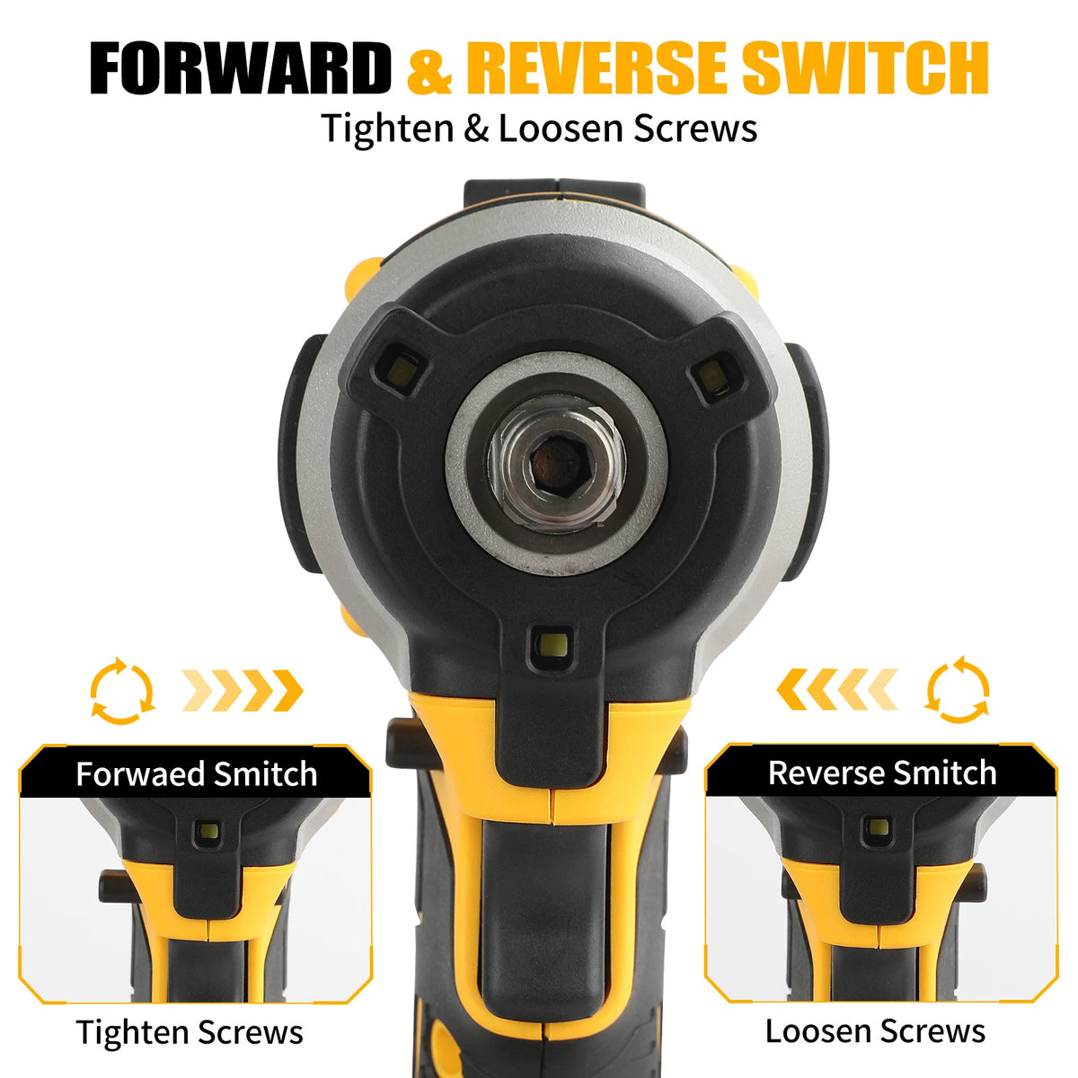 DeWalt DCF850 Brushless Cordless Three Speed Impact Driver for Fastening Tools