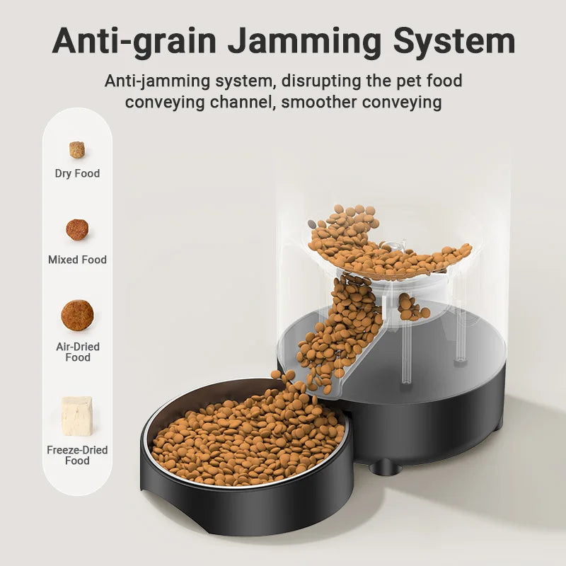 ROJECO Smart Automatic Pet Feeder With Programmable Feeding Control