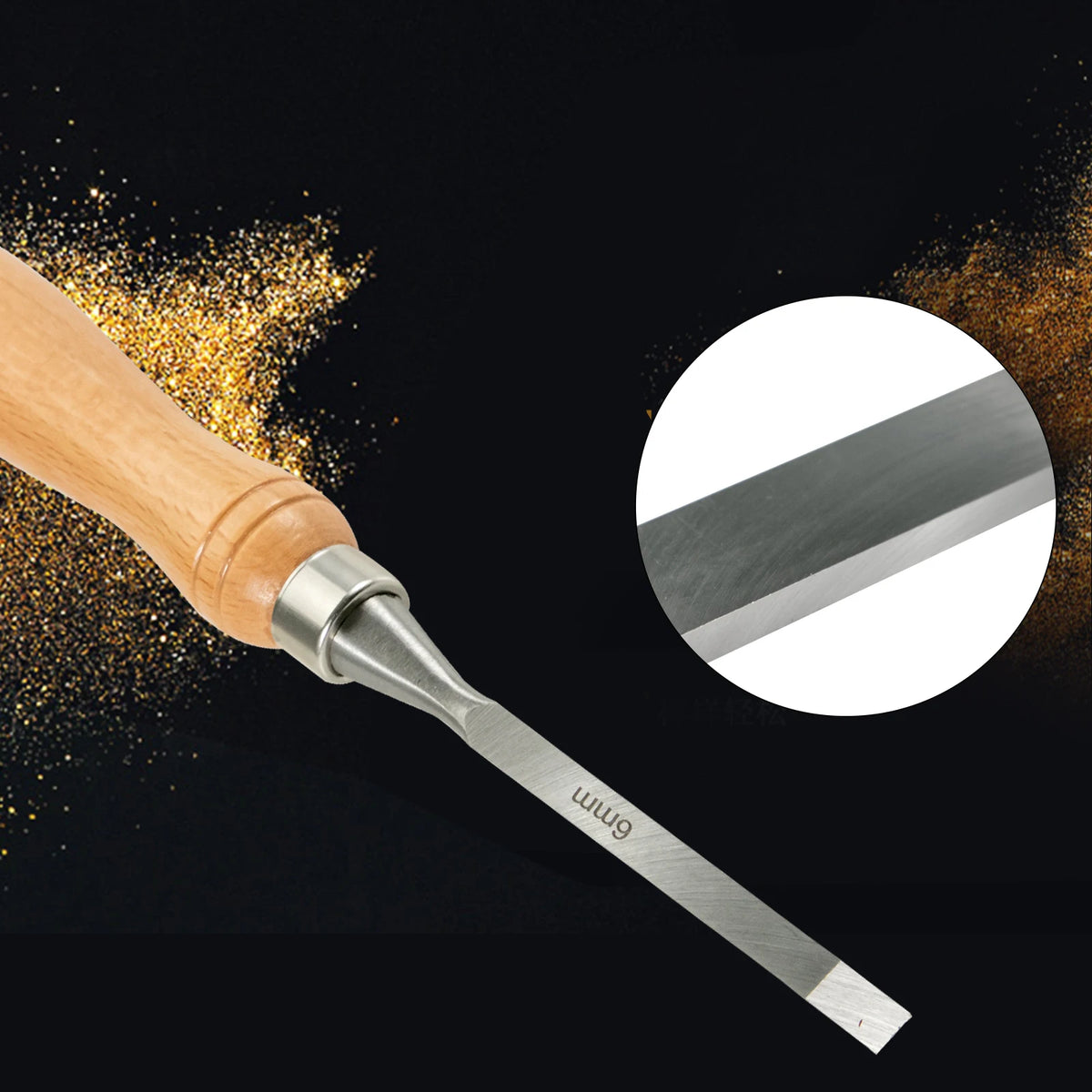 SucceBuy Wood Carving Chisel Set for Lathe Turning and Woodworking