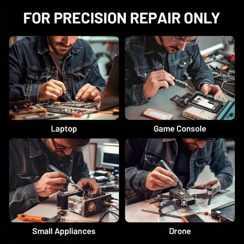 JAKEMY Cordless Precision Electric Screwdriver Repair Kit for Electronics