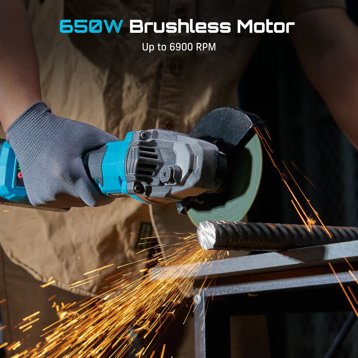 Seesii Three In One Cordless Brushless Power Tool Combo Kit