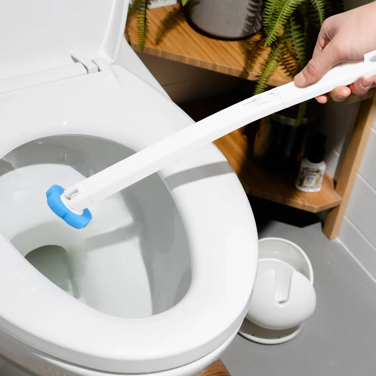 Willstar Disposable Toilet Wand Sponge Brush Head Refills