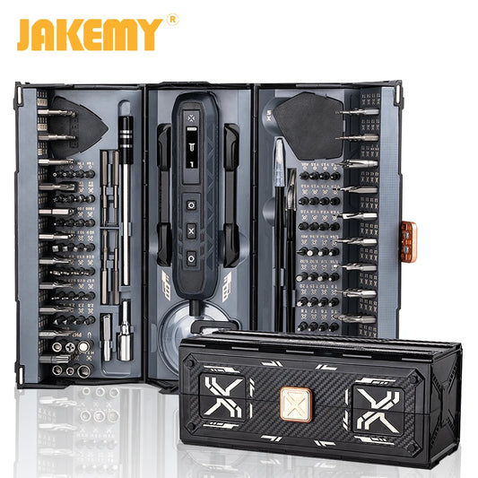 JAKEMY Cordless Precision Electric Screwdriver Repair Kit for Electronics