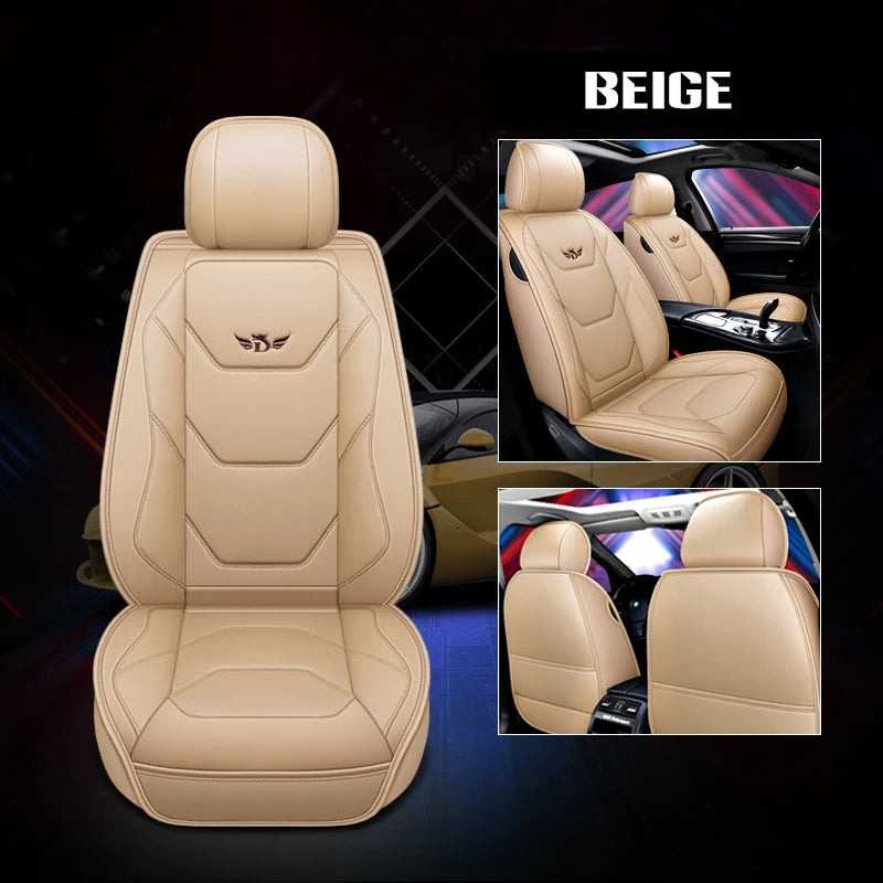 Universal PU Leather Front Car Seat Cover Cushion Protector Mat