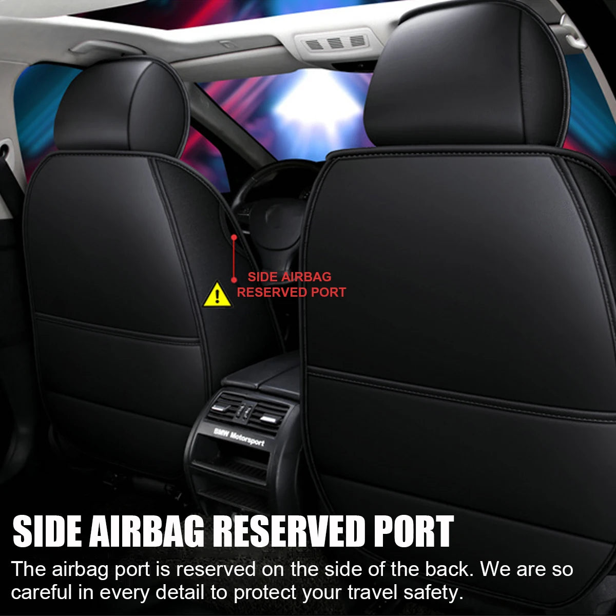 Universal PU Leather Front Car Seat Cover Cushion Protector Mat