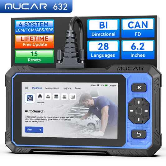 THINKCAR MUCAR 632 AI Bidirectional OBD2 Automotive Scanner