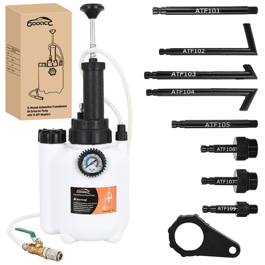 Automotive Manual Transmission Fluid Pump Kit With ATF Filler Adapters