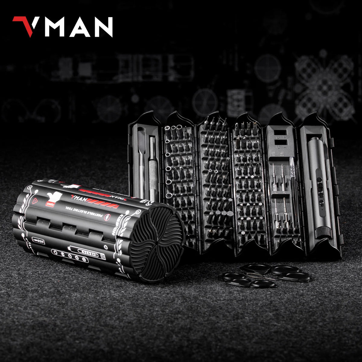 VMAN 138 In 1 Magnetic Precision Electric Screwdriver Repair Kit