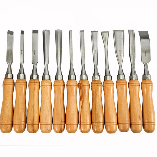 SucceBuy Wood Carving Chisel Set for Lathe Turning and Woodworking