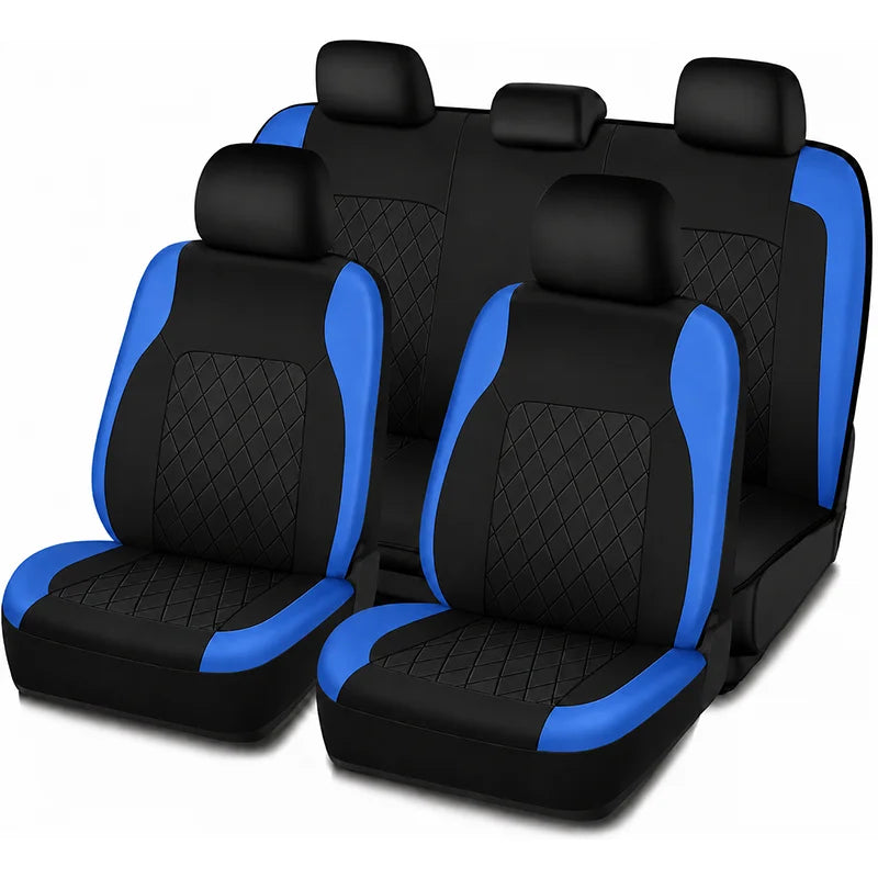 AUTOYOUTH Artificial Leather Car Seat Covers for Interior Protection