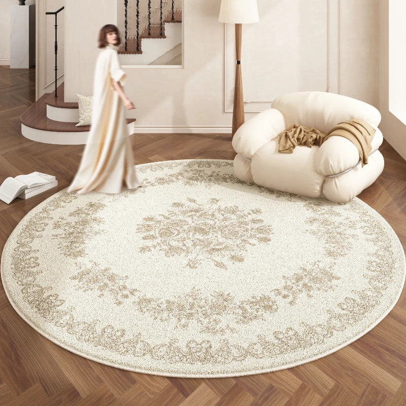 European Style Plush Washable Area Rug For Living Room Bedroom