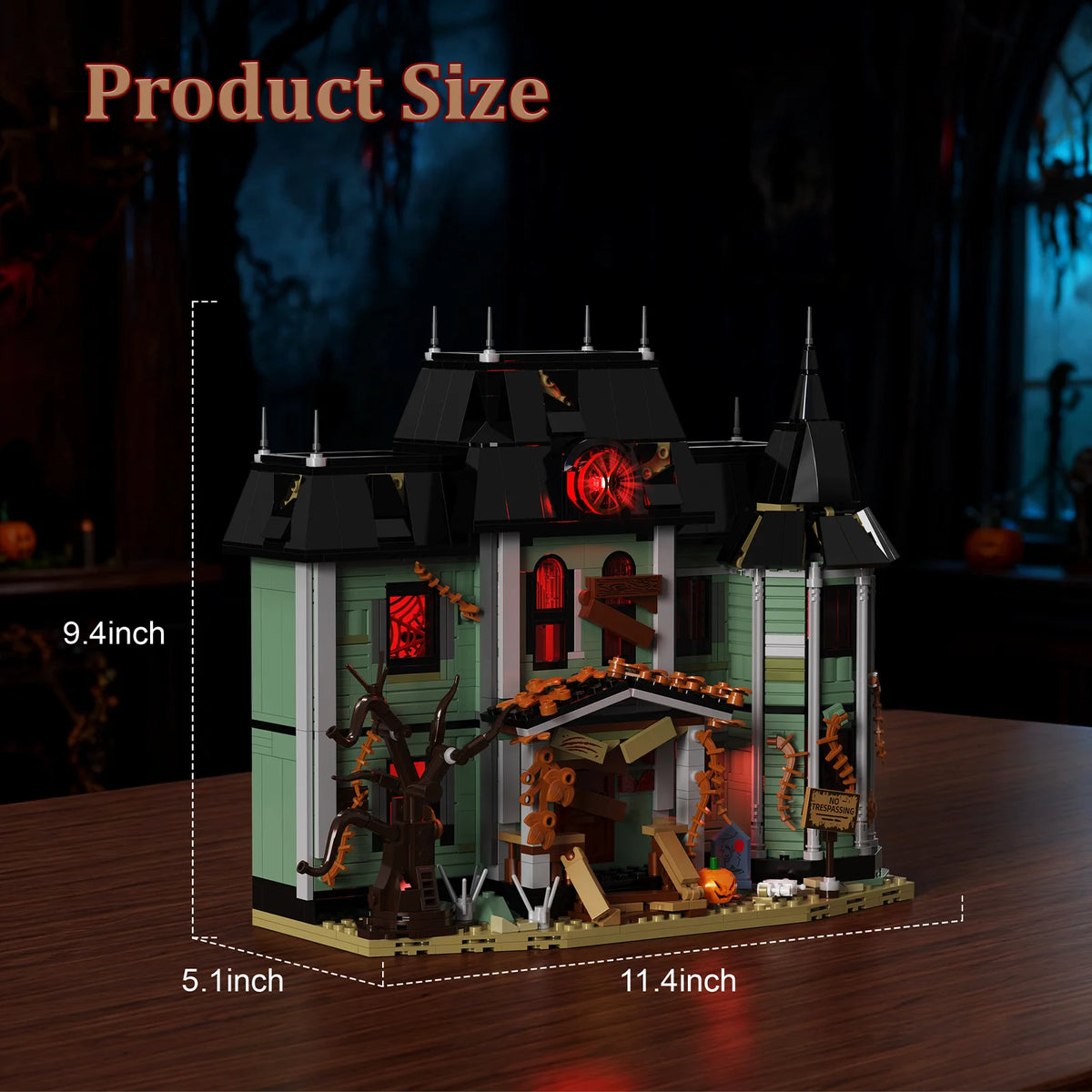 Haunted Mansion Building Blocks Set for Halloween Collectors