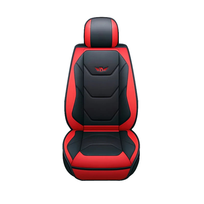 Universal PU Leather Front Car Seat Cover Cushion Protector Mat