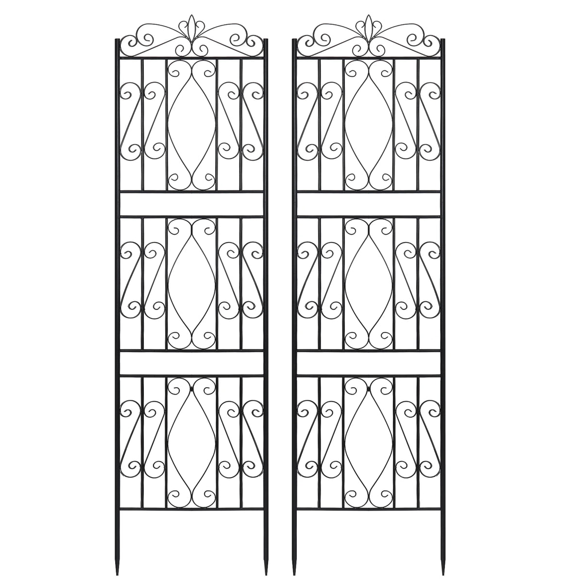 Metal Garden Trellis For Climbing Plants And Decorative Support
