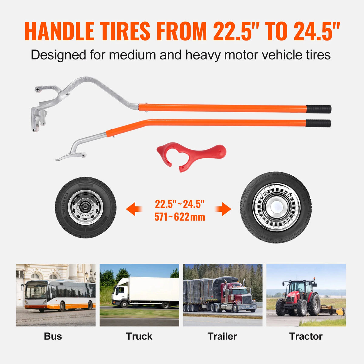 SucceBuy Manual Tire Mount Demount Tool for Efficient Tire Changes