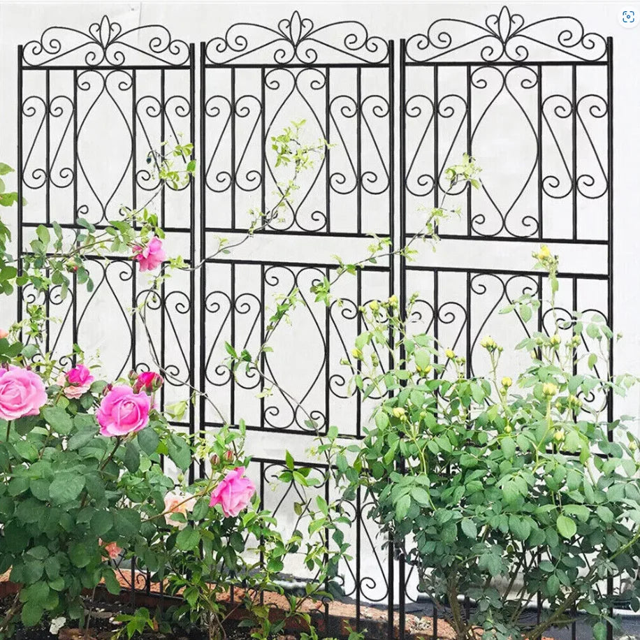 Metal Garden Trellis For Climbing Plants And Decorative Support