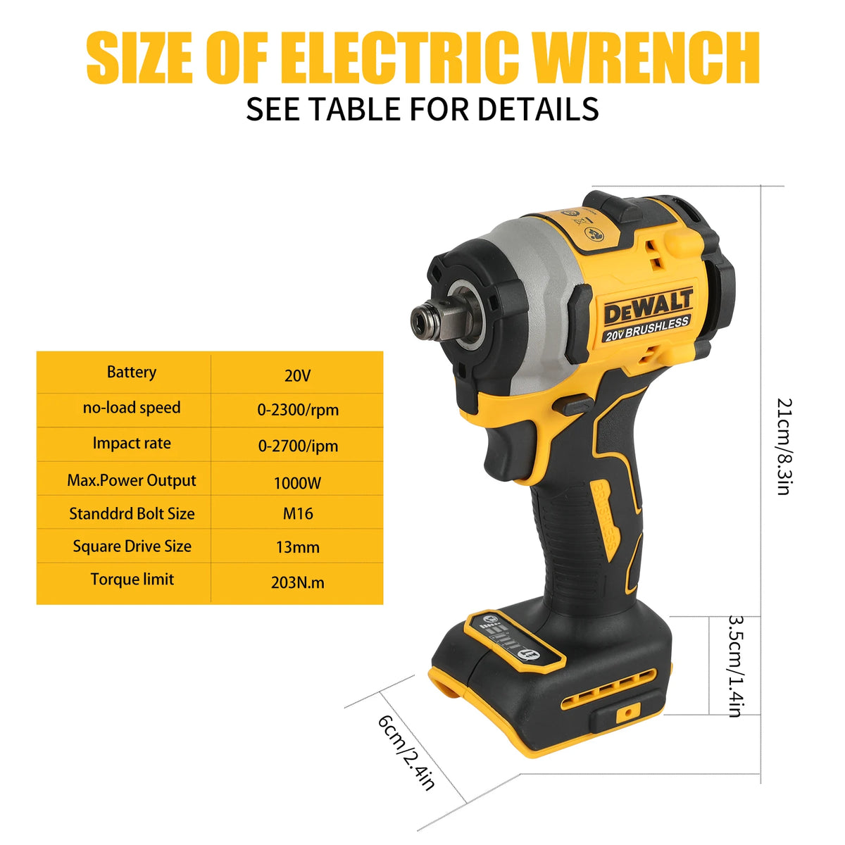 DeWalt DCF850 Brushless Cordless Impact Driver for Fastener Driving