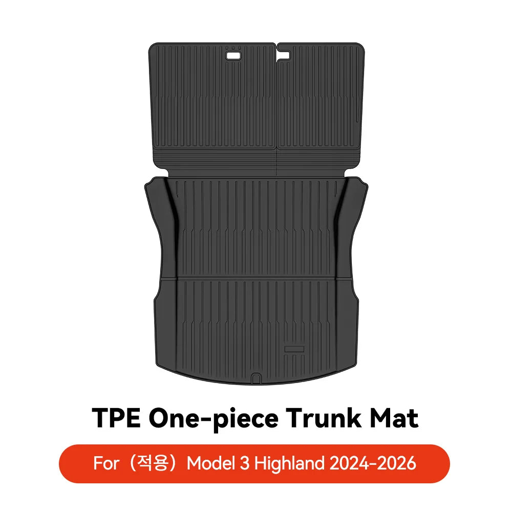 YZ Tesla Model 3 and Model Y TPE Waterproof Trunk Mat
