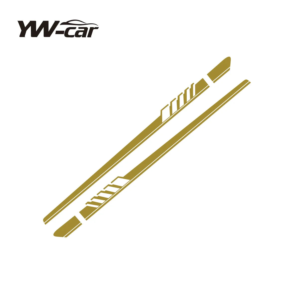 Racing Sport Car Door Side Skirt Stickers for Audi Vehicles