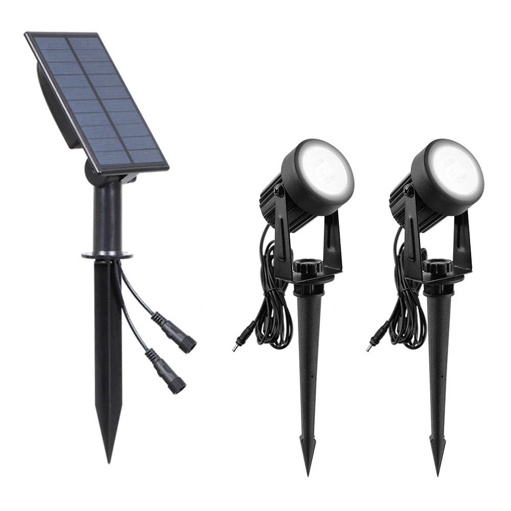 T-sunrise Solar LED Outdoor Light IP65 Waterproof Garden Decoration Lights RGB Warm/Cold White Landscape Yard Lighting Lamps