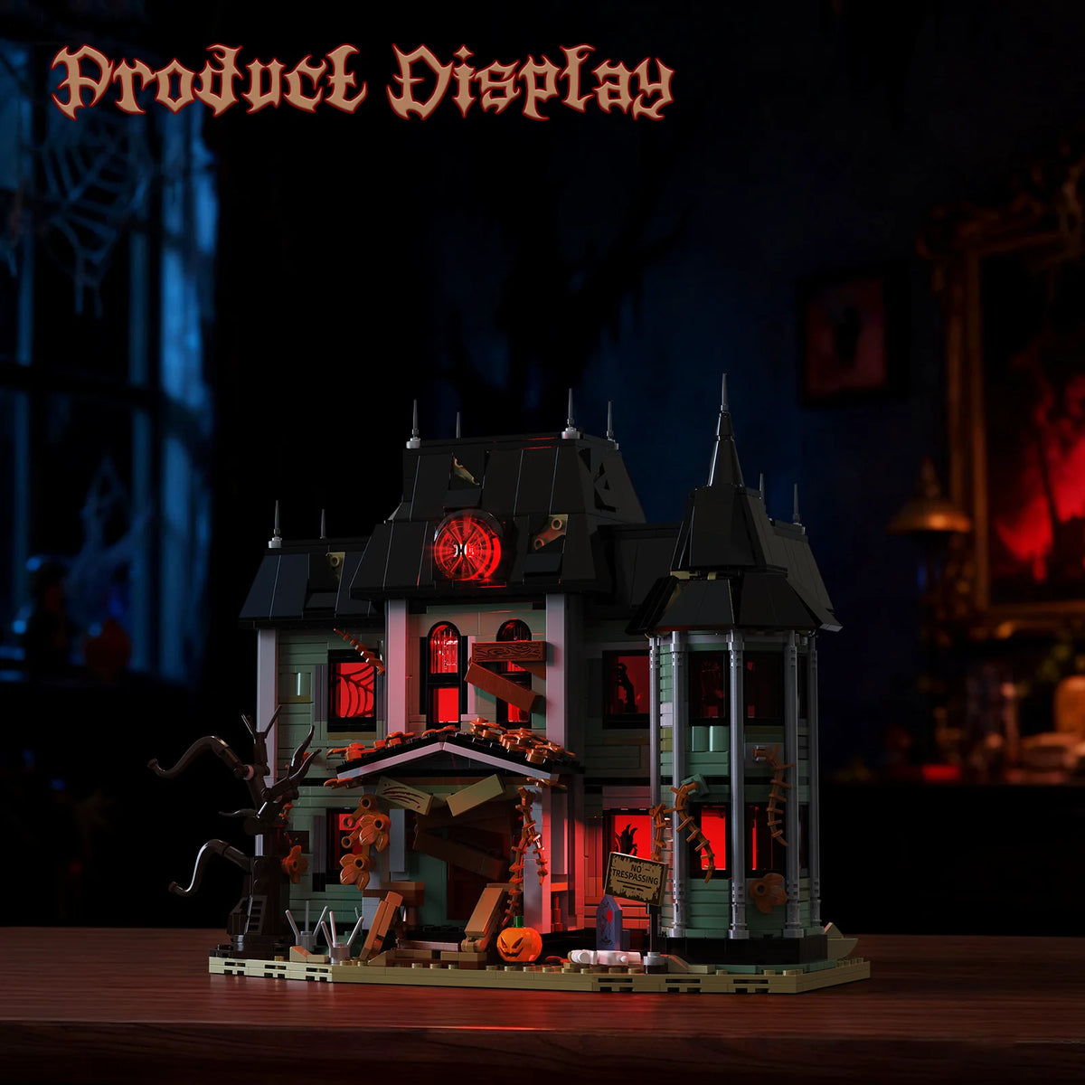 Haunted Mansion Building Blocks Set for Halloween Collectors