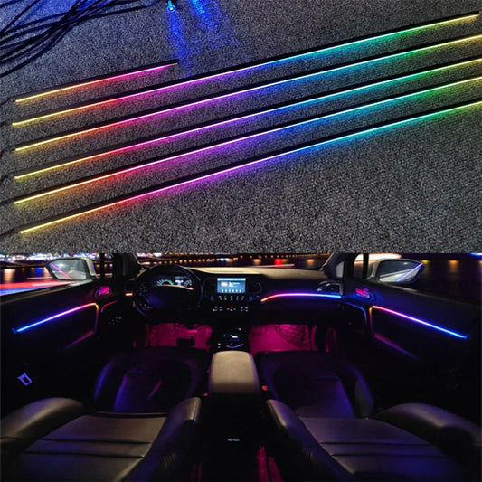 Universal Car LED Ambient Interior Light With Music Sync Modes