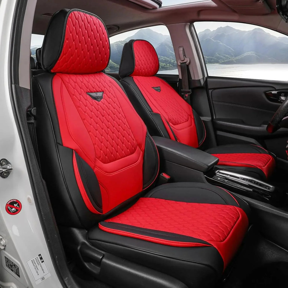 EKR Semi-Custom Waterproof Leather Pickup Truck Seat Covers